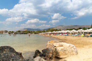 Asteras Beach in Glyfada on the Athens Riviera