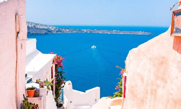 Coastal road along the Athenian Riviera between Athens Airport and Glyfada beach