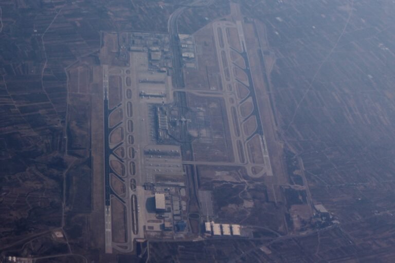 Athens airport aerial view
