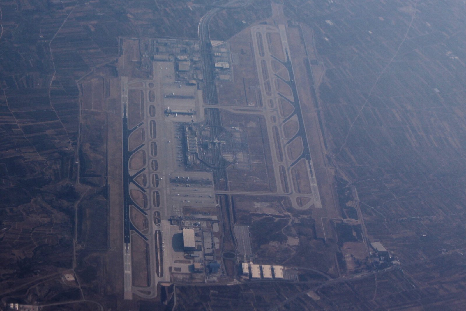 Athens airport aerial view