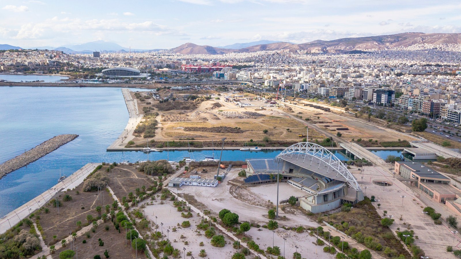 Faliro coastal area Athens Olympic park